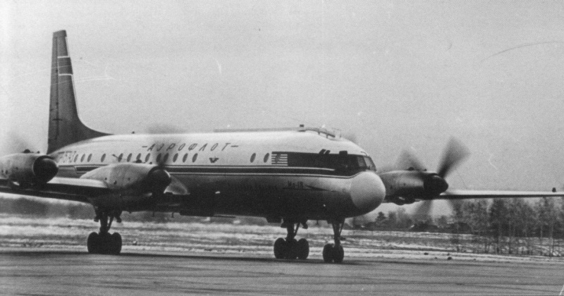 53 года назад (1963)  открыты регулярные полёты самолётов Ил-18 на строящемся аэродроме "Магадан-56"