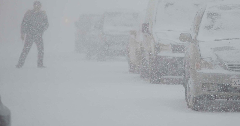 Сильный снег, ветер и метель ожидается на территории Магаданской области