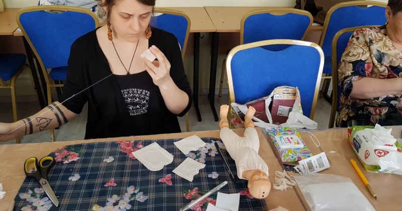 Секретами мастерства создания костюмной куклы поделилась Наталия Бонченко