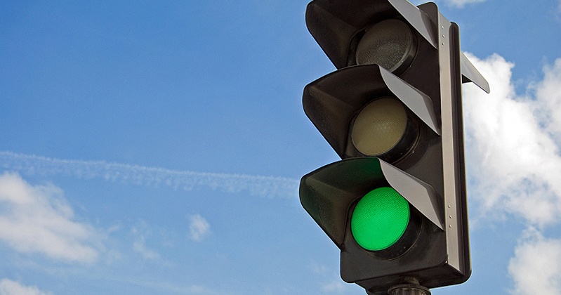 Светофор не будет работать в Магадане на перекрестке улиц Гагарина и Якутской