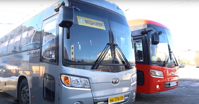 14 новых автобусов будут выполнять маршруты из Магадана в районы Колымы