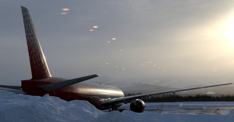 В декабре авиакомпания “Россия” в рамках зимнего расписания летает 4 раза в неделю в Москву из Магадана