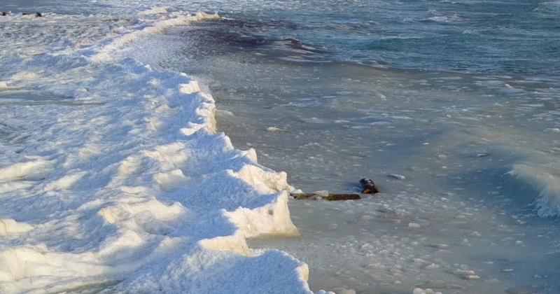 Сотрудник маяка шел на мыс Чирикова из Магадана и провалился под лед