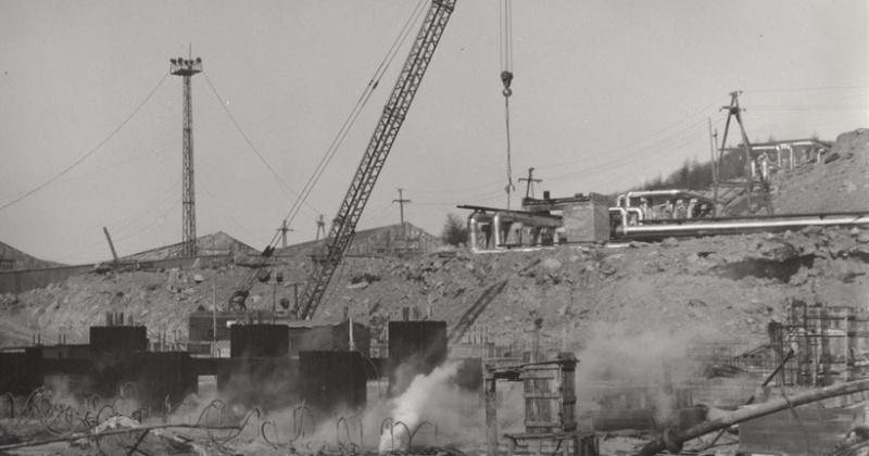 Работы по строительству ТЭЦ в устье реки Каменушки в Магадане были начаты 67 лет назад