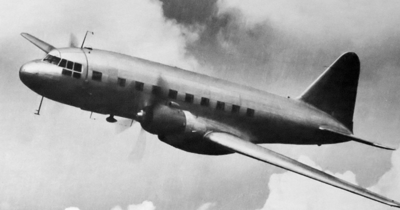 Регулярное воздушное сообщение Москва-Магадан  на самолёте Ил-12  открылось 67 лет назад