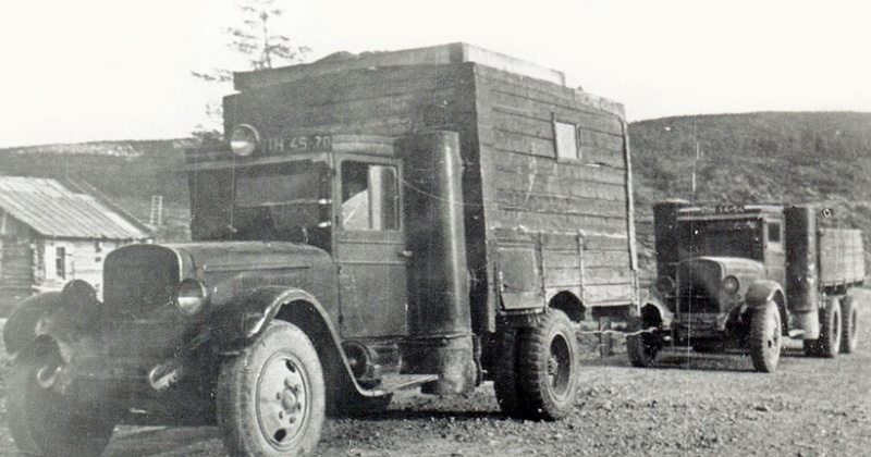 Автопробег газогенераторных автомобилей по маршруту Мякит – Магадан – Мякит состоялся 83 года назад