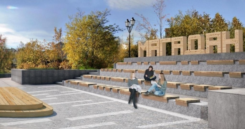 Сквер 60-летия Магадана преобразится этим летом