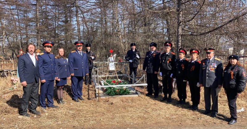 В Ольском районе Магаданской области следователи приняли участие в мероприятиях, посвященных Дню Победы