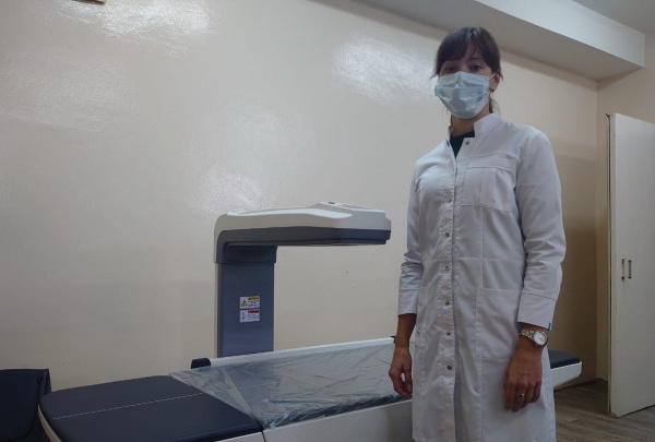 В Магаданской городской поликлинике появился первый остеоденситометр