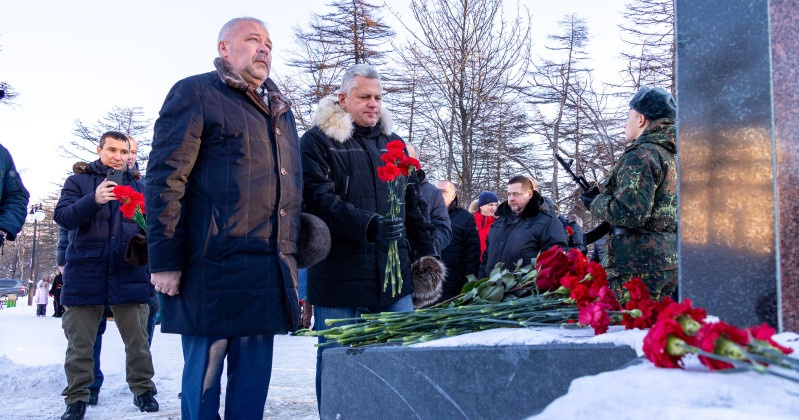 В Магадане прошла акция в память о погибших в Чеченской Республике