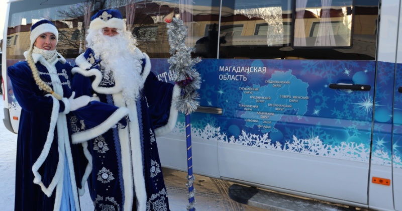 Творческие группы продолжают свое новогоднее путешествие: на пути Ягодное, Палатка, Эвенск и Усть-Омчуг