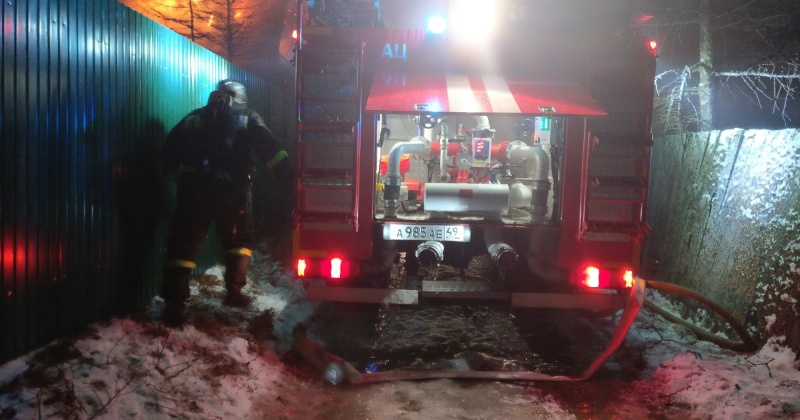 Огнеборцы ликвидировали загорание частного дома по улице Береговая