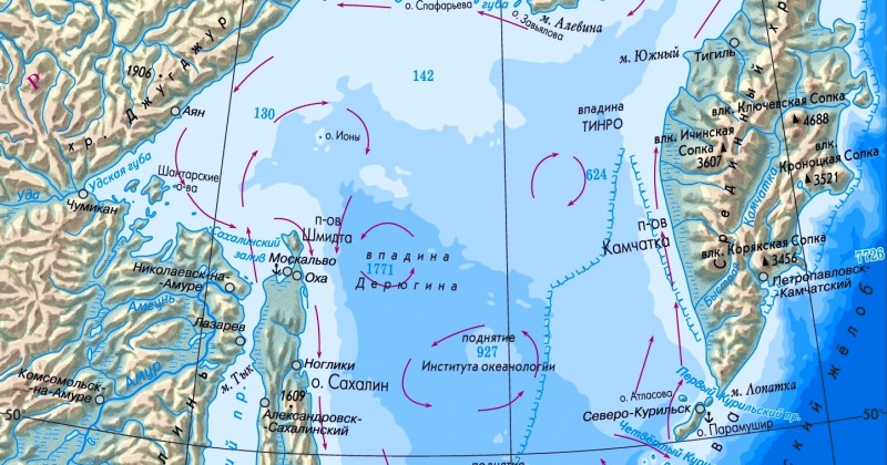 Бухтам в акватории Охотского моря присвоены наименования «Гилева» и «Новицкого»