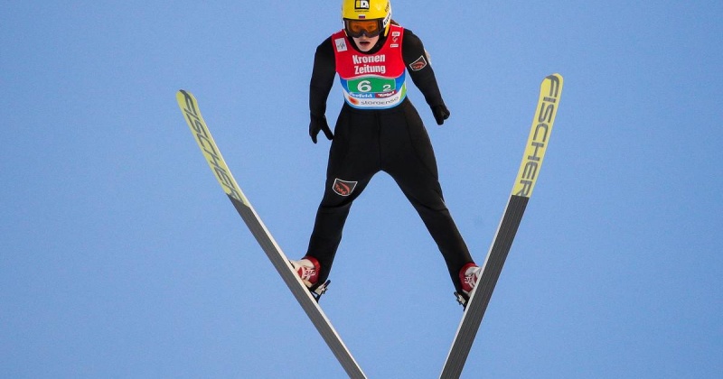 Александра Кустова взяла наилучший результат на первенстве России по прыжкам с трамплина