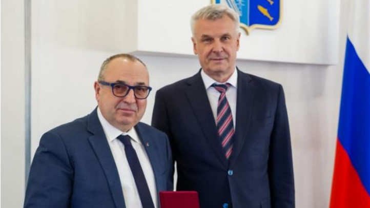 Мэр города Юрий Гришан удостоен знака отличия «За заслуги перед Магаданской областью»