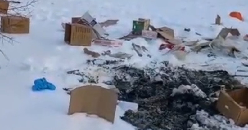 Свалку крупногабаритного мусора обнаружили в пос.Сокол (Видео)