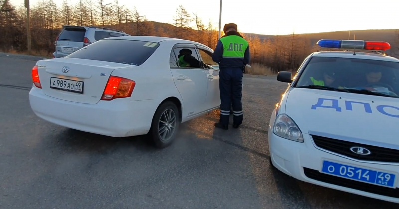 Магаданской области сотрудниками ГИБДД выявлено 48 нарушений Правил дорожного движения