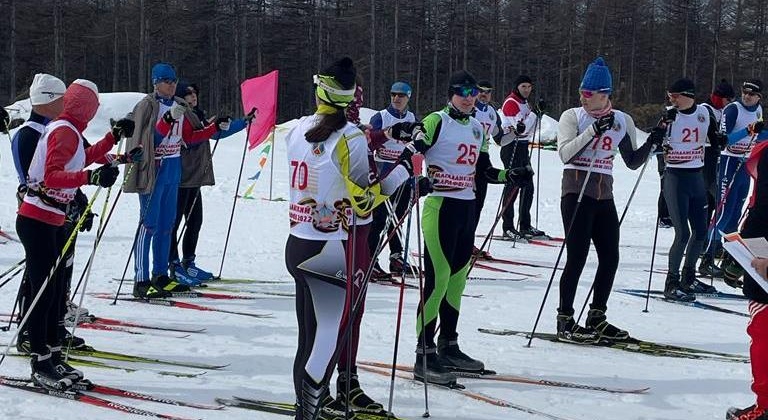 Участники ежегодного Соколовского лыжного марафона показали прекрасные результаты
