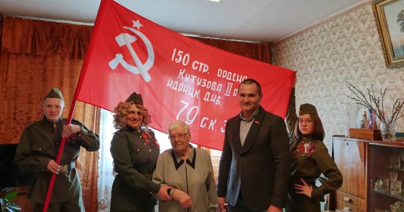 Алексей Головань поздравил ветеранов Великой Отечественной войны с Днем Победы