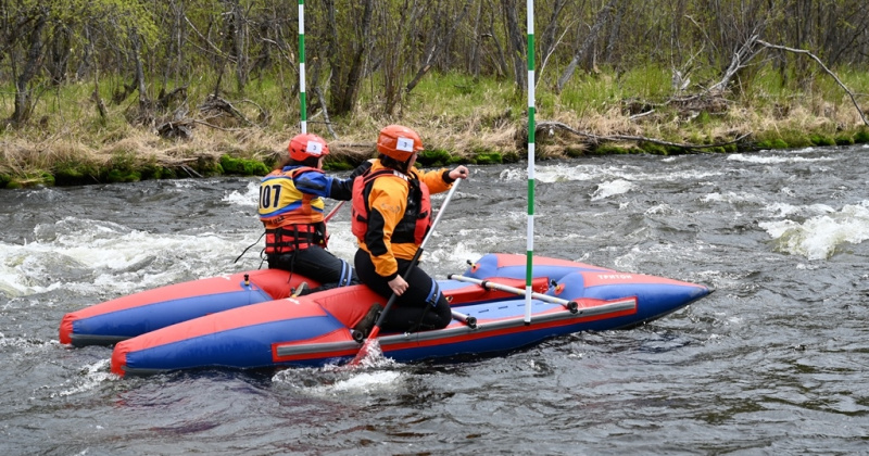 Река Дукча в Магадане приняла первые межрегиональные соревнования ДФО по спортивному туризму на водных дистанциях
