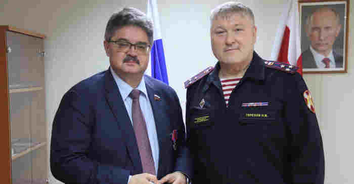 Член Совета Федерации Анатолий Широков посетил Управление Росгвардии по Магаданской области