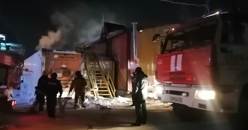 Магаданские пожарные ликвидировали загорание колбасного цеха