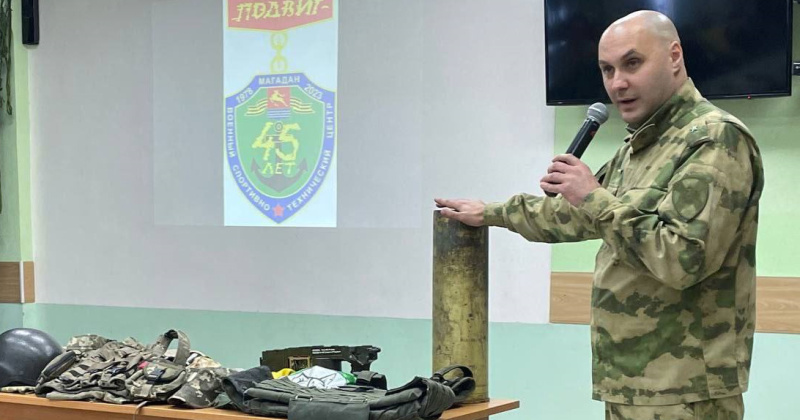 Военнослужащий Росгвардии передал в музей центра военно-патриотического воспитания молодежи «Подвиг» новые экспонаты