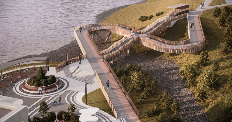 «Парящий мост» в Нагаево обещают сдать ко Дню города в Магадане