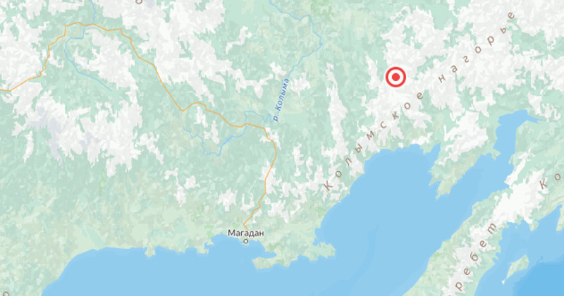 Землетрясение магнитудой 5,0 балла произошло в Магаданской области