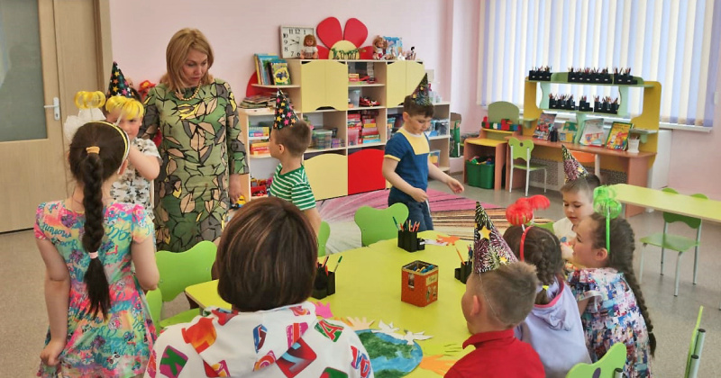 Татьяна Савченко проверила организацию работы детсада «Сказка» в День защиты детей