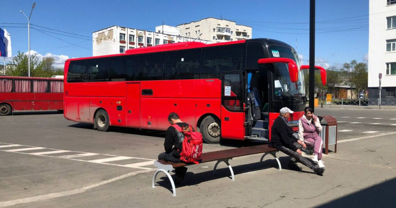 Запущено движение автобусов по маршруту №535/536 "Магадан-Уптар-Палатка"/"Палатка-Уптар-Магадан"