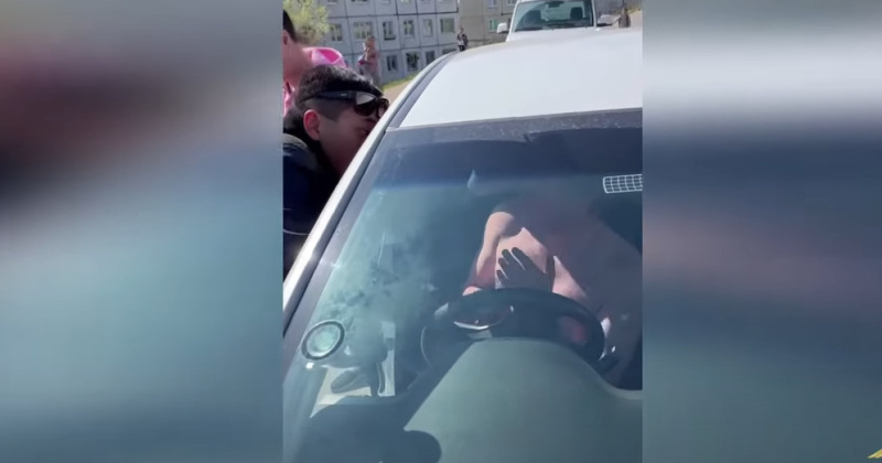Пьяный магаданец сбил полицейского (Видео)
