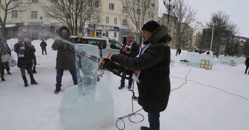 В Международном конкурсе ледовых скульптур «Магаданский хрусталь» участвует 11 команд – 20 мастеров