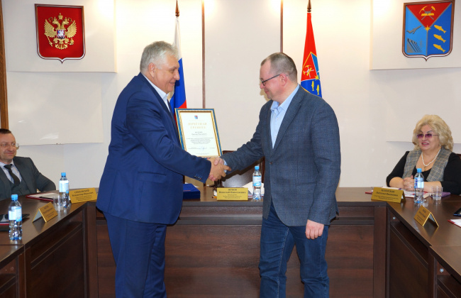Николай Жуков награжден Почетной грамотой Магаданской областной Думы