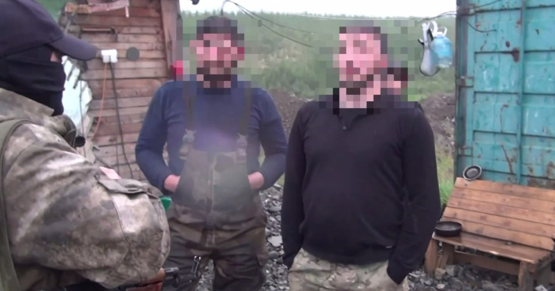 В Магаданской области полицейские с помощью беспилотника выявили незаконную добычу драгоценных металлов (Видео)