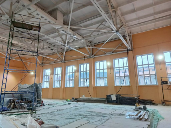В спорткомплексе «Металлист» акробатический зал подготовят к новому учебному году