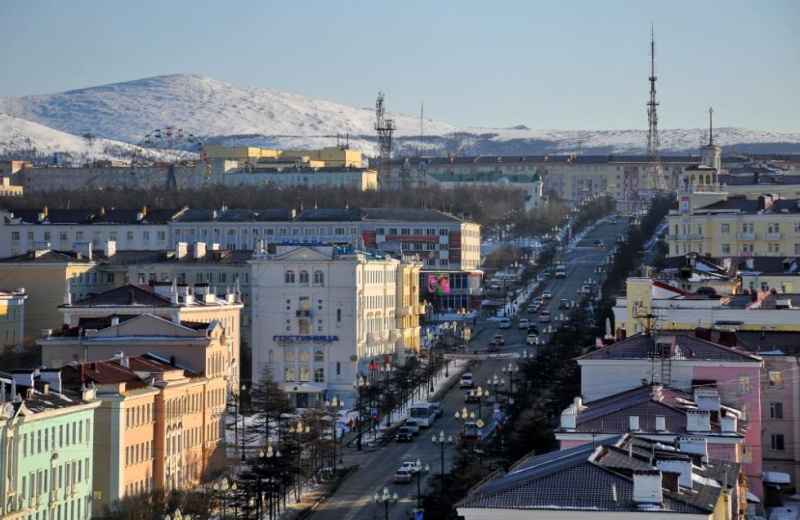 В Магадане 6 мая днем +5,+7С.