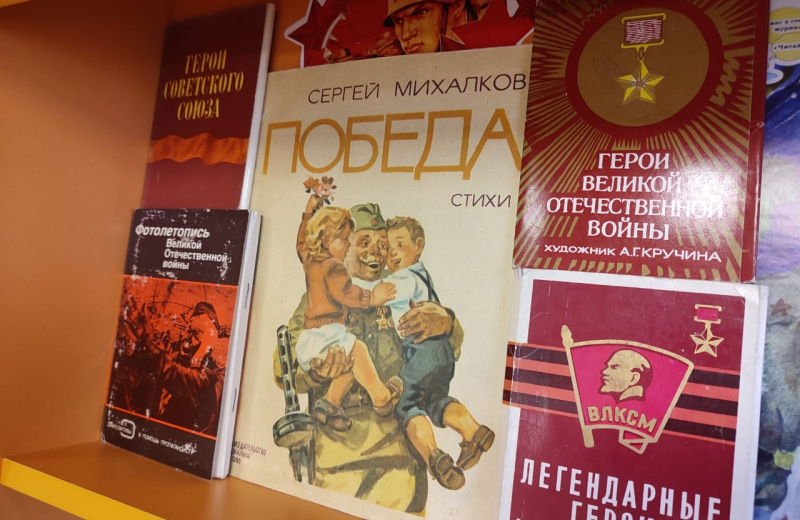 В модельной библиотеке посёлка Ягодное организована книжная выставка