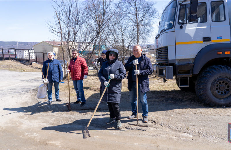 Экологический субботник прошел в ПСЦ
