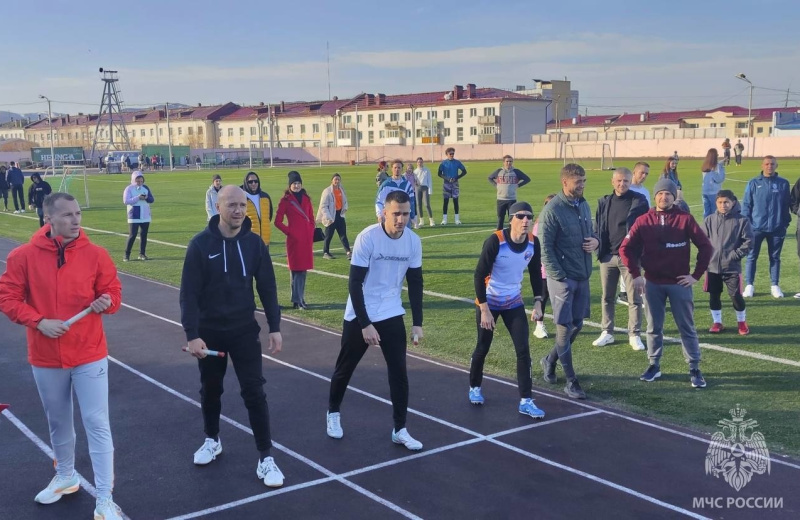 Команда МЧС России одержала победу в легкоатлетической эстафете