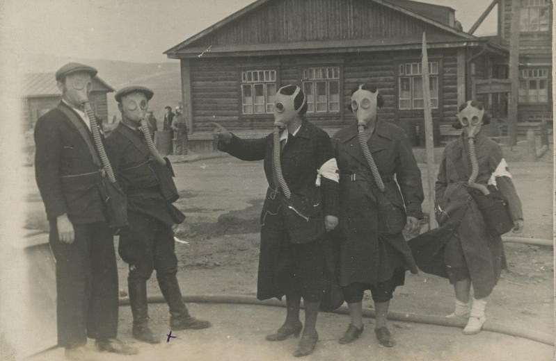 7 сентября 1941 года Городской штаб МПВО провёл учебную воздушную тревогу в Магадане и его пригородах
