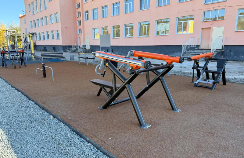 В Хасынском муниципальном округе закончены работы по обустройству площадки для подготовки к сдаче нормативов ГТО