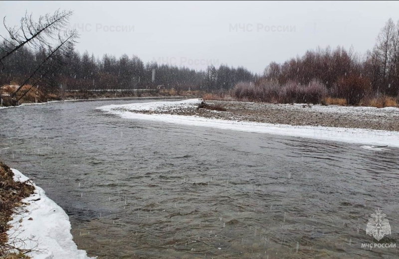 На реках Магаданской области проходит процесс ледообразования
