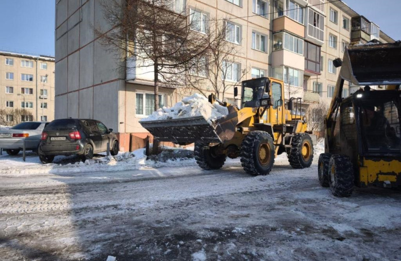 Для зимнего содержания Магадана 20 ноября привлечено 47 единиц коммунальной техники
