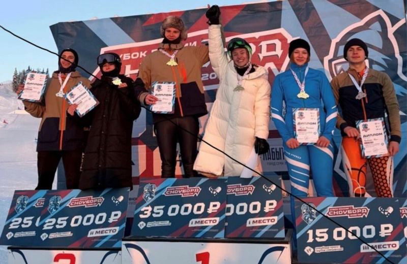 Магаданские сноубордисты завоевали 6 медалей на этапах Кубка России