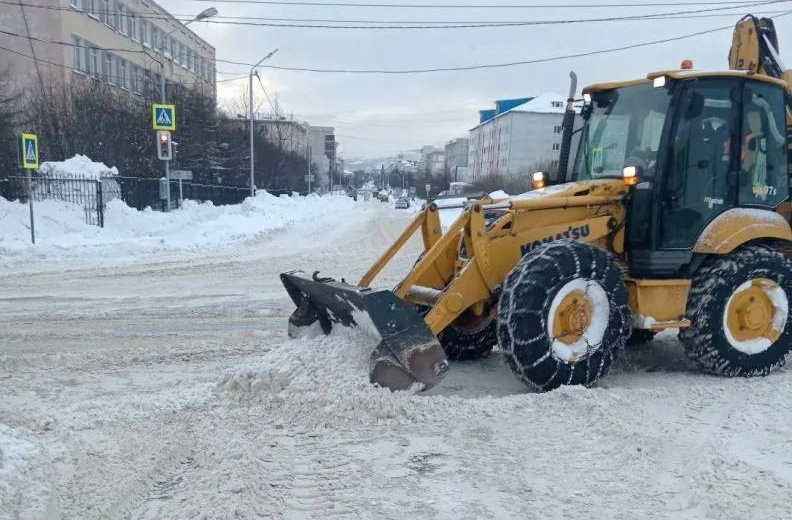 В областном центре в связи со снегоуборкой возможно затруднение проезда на улицах Гагарина, Пролетарской и в Марчеканском переулке