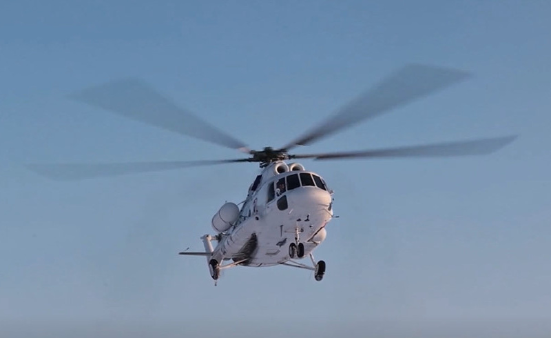 В Магадан прибыл новый вертолет Ми-8МТВ-1 для «Поляр-Авиа».