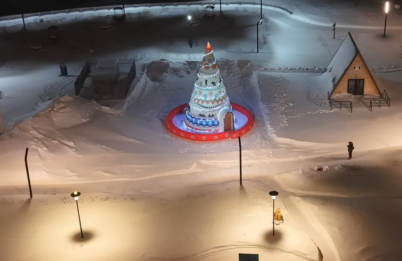 Этноелка магаданского парка «Дюкча» участвует во Всероссийском конкурсе