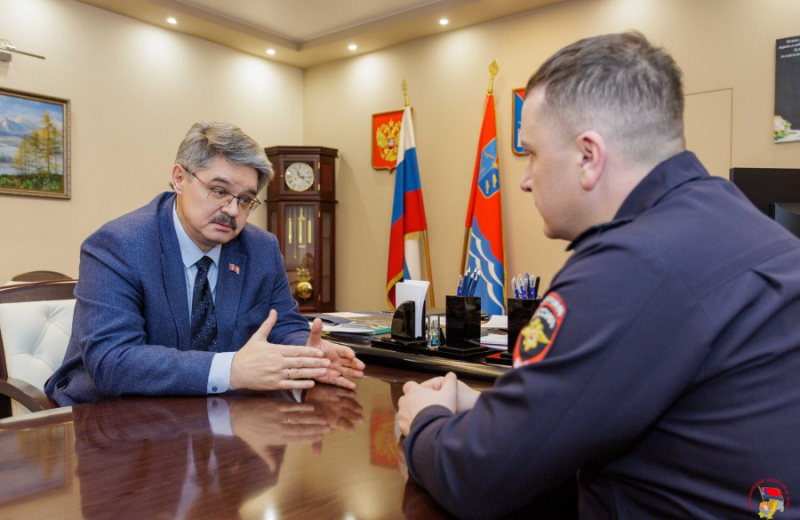Спикер заксобрания провел рабочее совещание с начальником УМВД России по Магаданской области