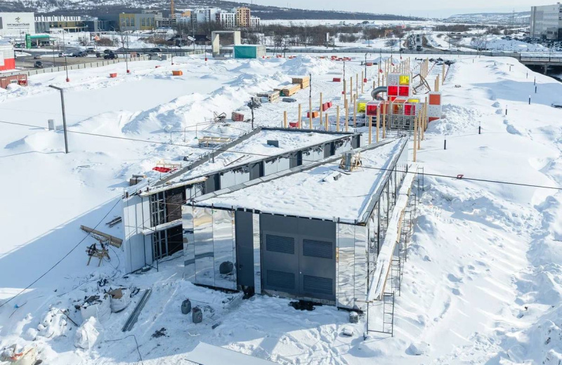 Работы на Магаданской площади идут по графику